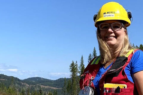 Charlene Strelaeff, Fibre Forester at Mercer Celgar, is the recipient of the 2020 FPAC Women in Forestry award